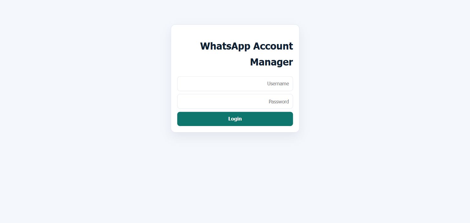 معاينة إدارة حسابات واتساب